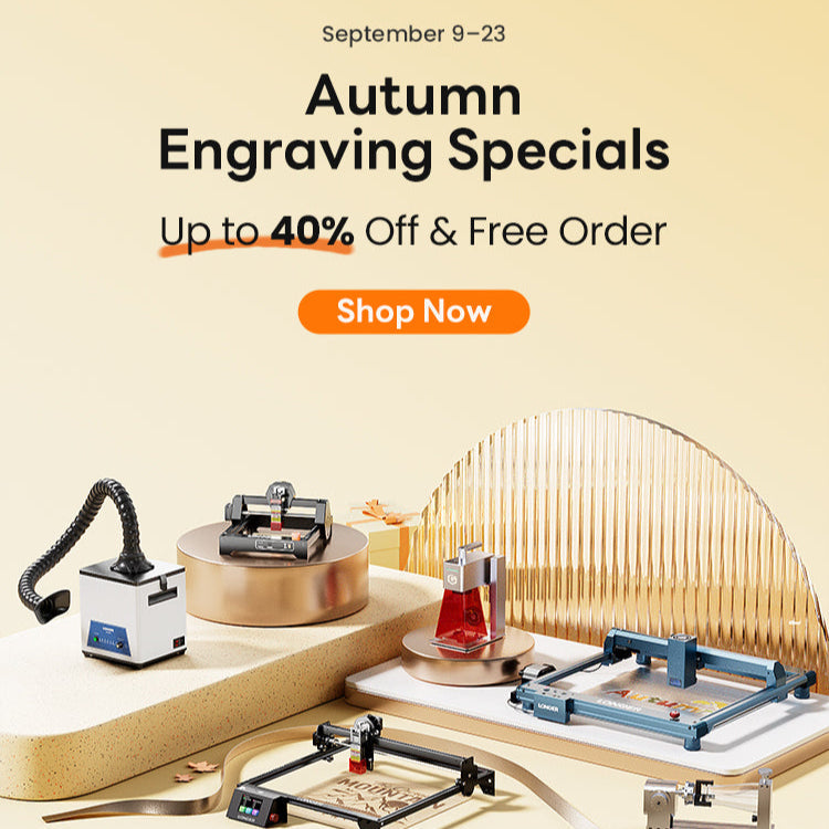 LONGER Autumn Sale:Find the Right Laser Engraving Machine for You