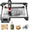 Longer Ray5 Laser Graviermaschine, 10W Laser-Ausgangsleistung, 3,5“ Farb-Touchscreen, Offline-Steuerung über App, Gravurwerkzeug für Metall/Glas/Holz, Arbeitsbereich 400x400mm
