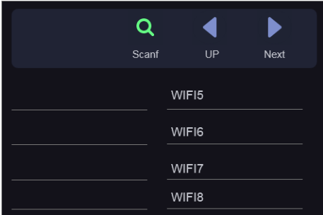Select Wi-Fi name on Wi-Fi list page and enter password and waiting for connect to the WiFi Router/AccessPoint you selected