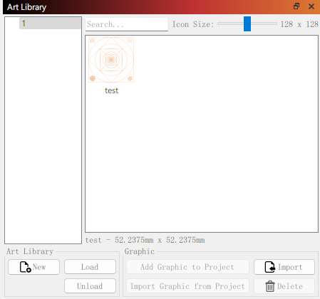 Right-click within the Art Library panel and select “Add Selection to Library