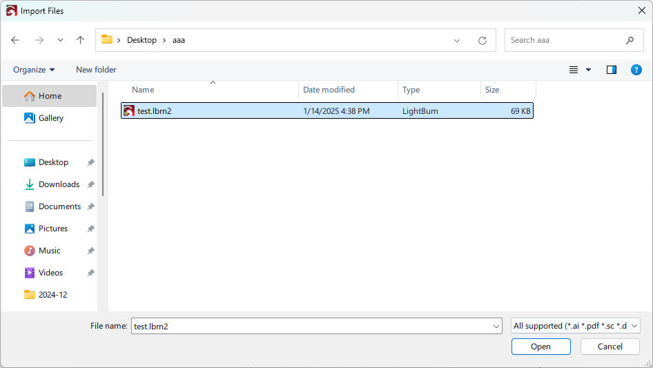 Import Files