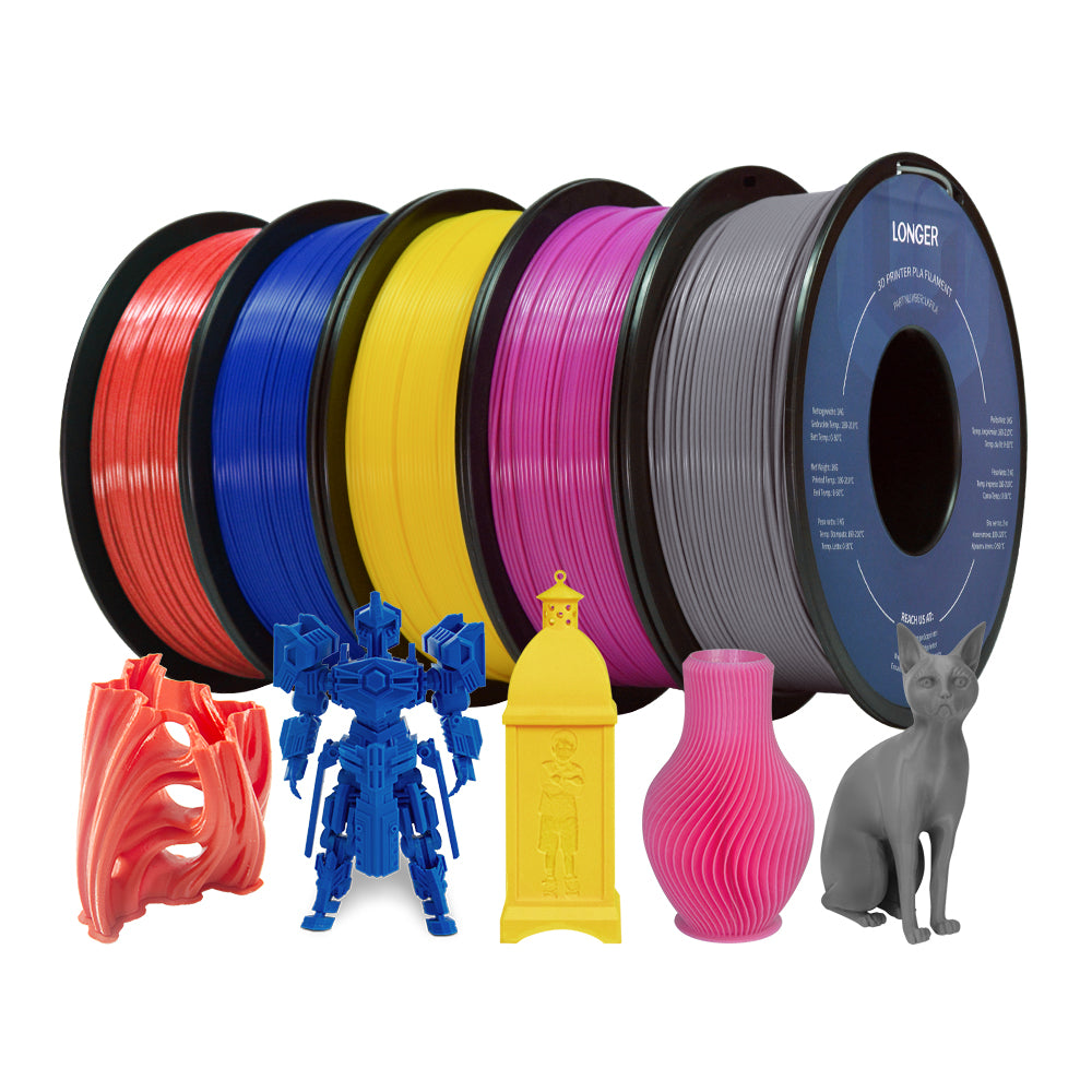 1KG PLA Filament - LONGER | Most Affordable 3D Printer