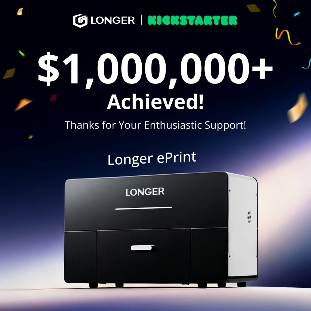 LONGER ePrint Series Surpasses $1M in the First 45 Minutes on Kickstarter