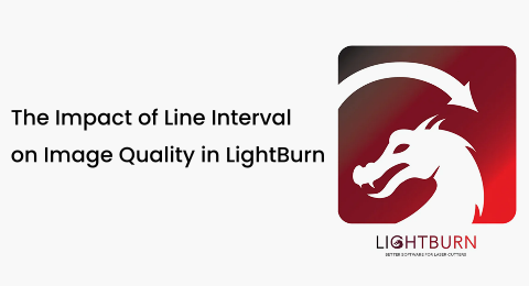LONGER How to：The Impact of Line Interval on Image Quality in LightBurn
