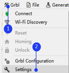 Connecting RAY5 mini to LaserGRBL via Wi-Fi