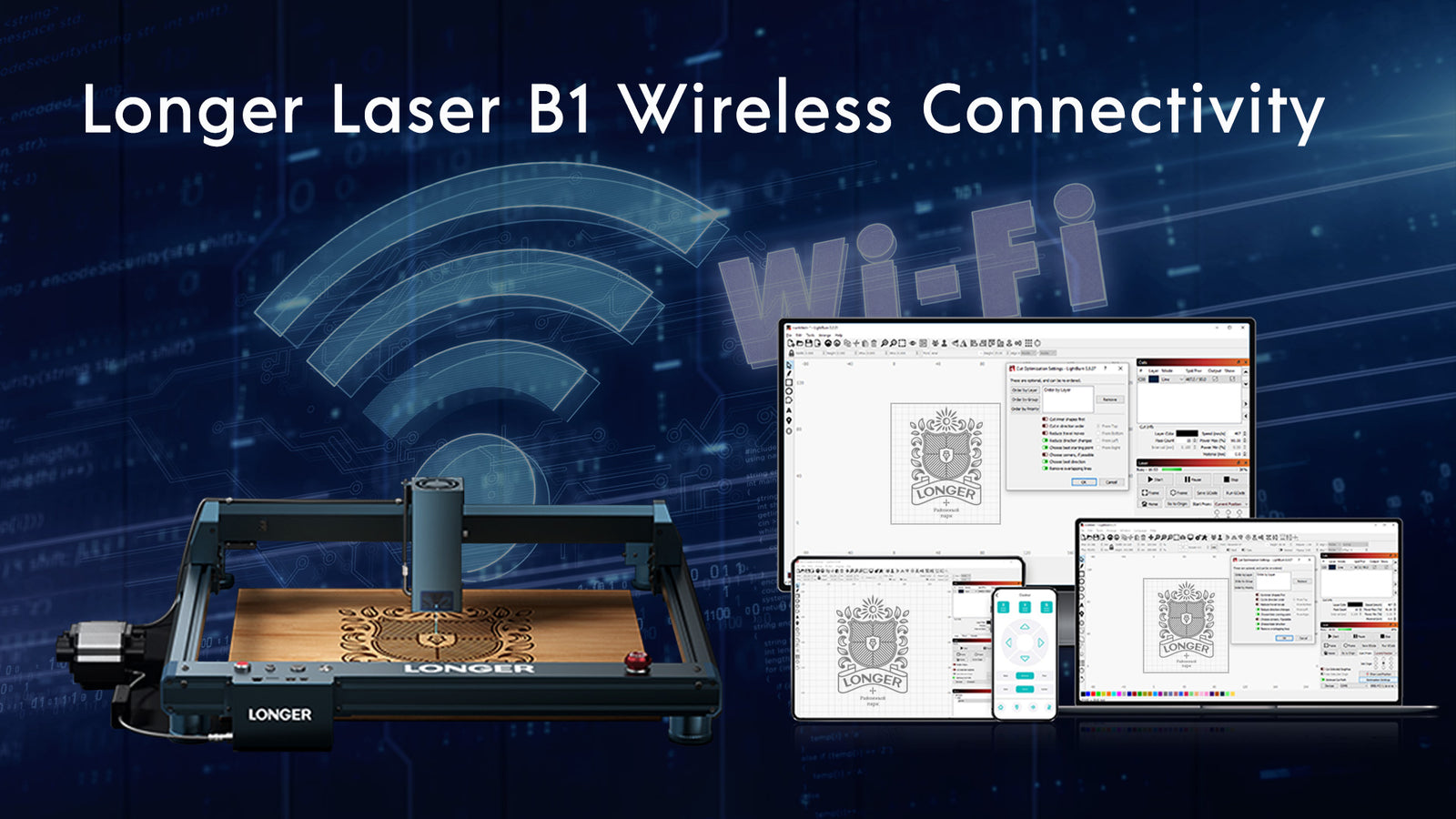 Longer Laser B1 Wireless Connectivity