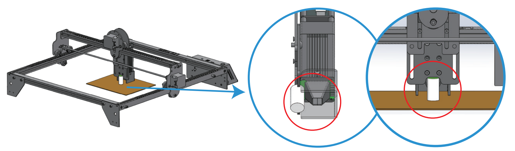 How to focus on Ray5 5W/10W?