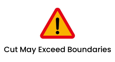 “Cut May Exceed Boundaries” Warning — Nano Troubleshooting