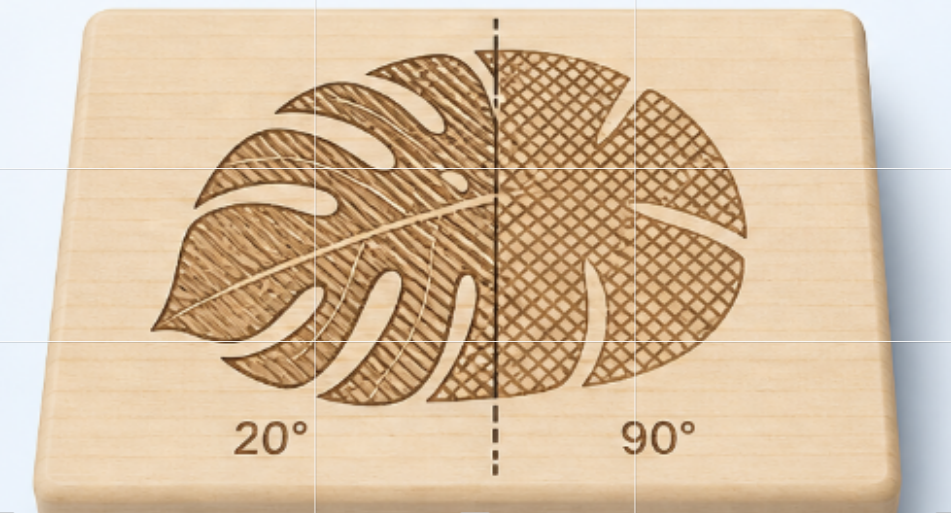 How to Set Engraving Angle and Crosshatch Scanning for Laser Engraving