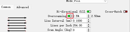 There are error or alarm during engraving