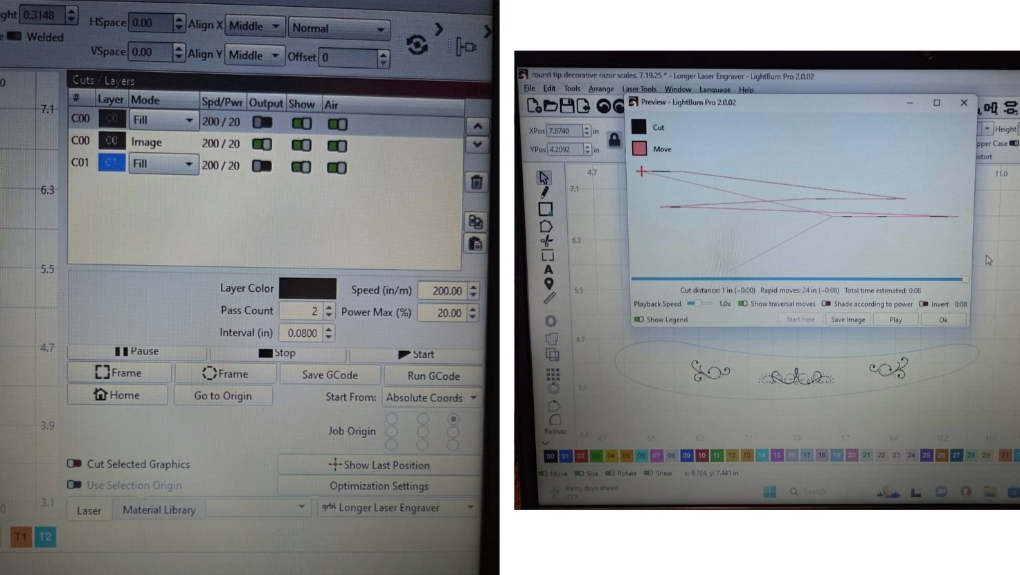 LONGER How to: Solve the issues caused by Lightburn V2.0