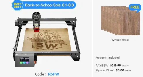LONGER Laser Engraver Back to School Sale: Buy 1 Get 1 Free with Exclusive Gifts!