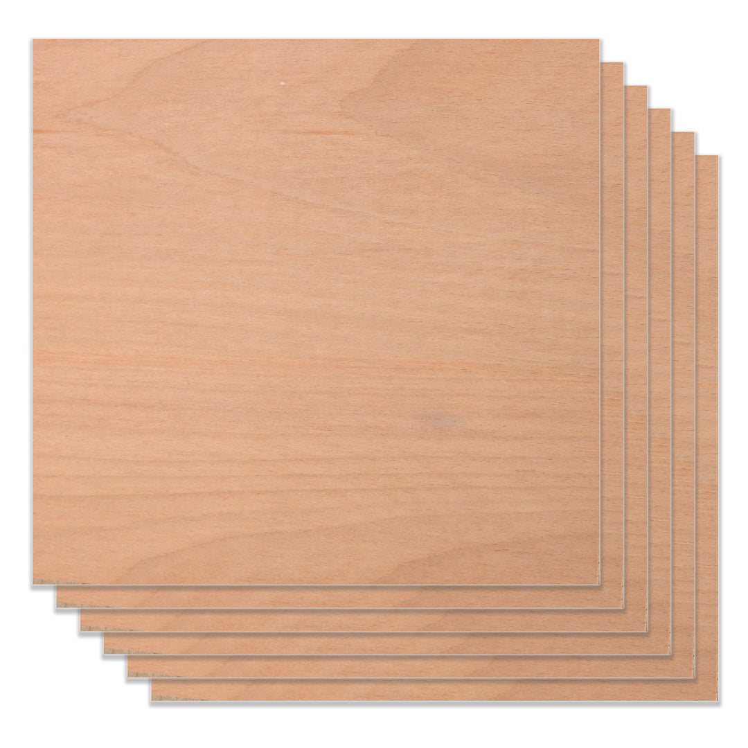 Longer Diversified Plywood Sheets for Your DIY Projects (11.8" x 11.8“ x 0 .118”)