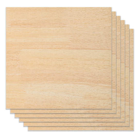 Längere, abwechslungsreiche Sperrholzplatten für Ihre Heimwerkerprojekte (11,8" x 11,8" x 0,118")