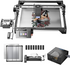 Longer RAY5 40W Laser Cutter and Laser Engraver for Tumblers, Rotary Roller Bundle, 17.3"x 17.3" Working Bed, Enclosure with Vent, and Air Pump