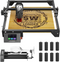Longer RAY5 5W Laser Engraver with Rotary Roller, 8 Pcs Raiser, 3.5” Color Touch Screen, App Offline Control, DIY Engraver Tool for Metal/Glass/Wood Engraving Area 15.75"x15.75"