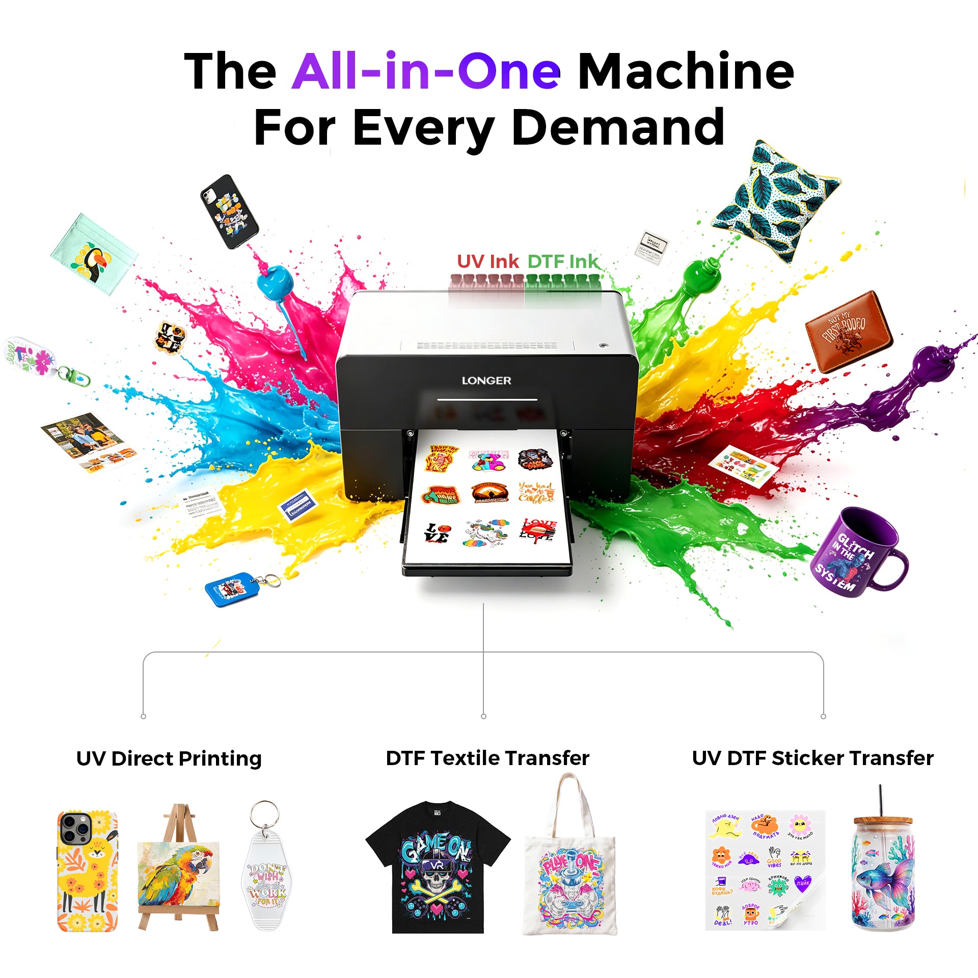 [Pre-order]Longer ePrint Dual-head UV Printer