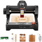 LONGER Ray5 mini Laser Engraver, 12000mm/min High-Speed Cutter for Wood, Metal, Acrylic, Leather, DIY CNC, 140x130mm Engraving Area, WiFi, Emergency Stop Safety (3.5W)