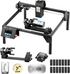 Longer RAY5 20W Laser Engraver, Wood/Leather/Acrylic Engraving Cutting Machine, DIY Desktop Laser Cutter with Safety Protection, Air Assist & 3 in 1 Roller