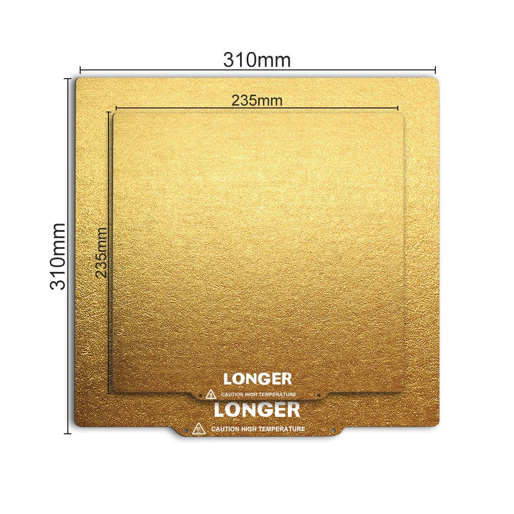 PEI Druckbett 235x235mm - Doppelseitig Für Ender 3 & ähnliche Drucker