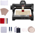 LONGER Ray5 mini  2.5W Laser Engraver with 70 Pcs DIY Material Package, 12000mm/min High-Speed Cutter for Wood, Metal, Acrylic, Leather, DIY CNC, 130x140mm Engraving Area, WiFi, Emergency Stop Safety