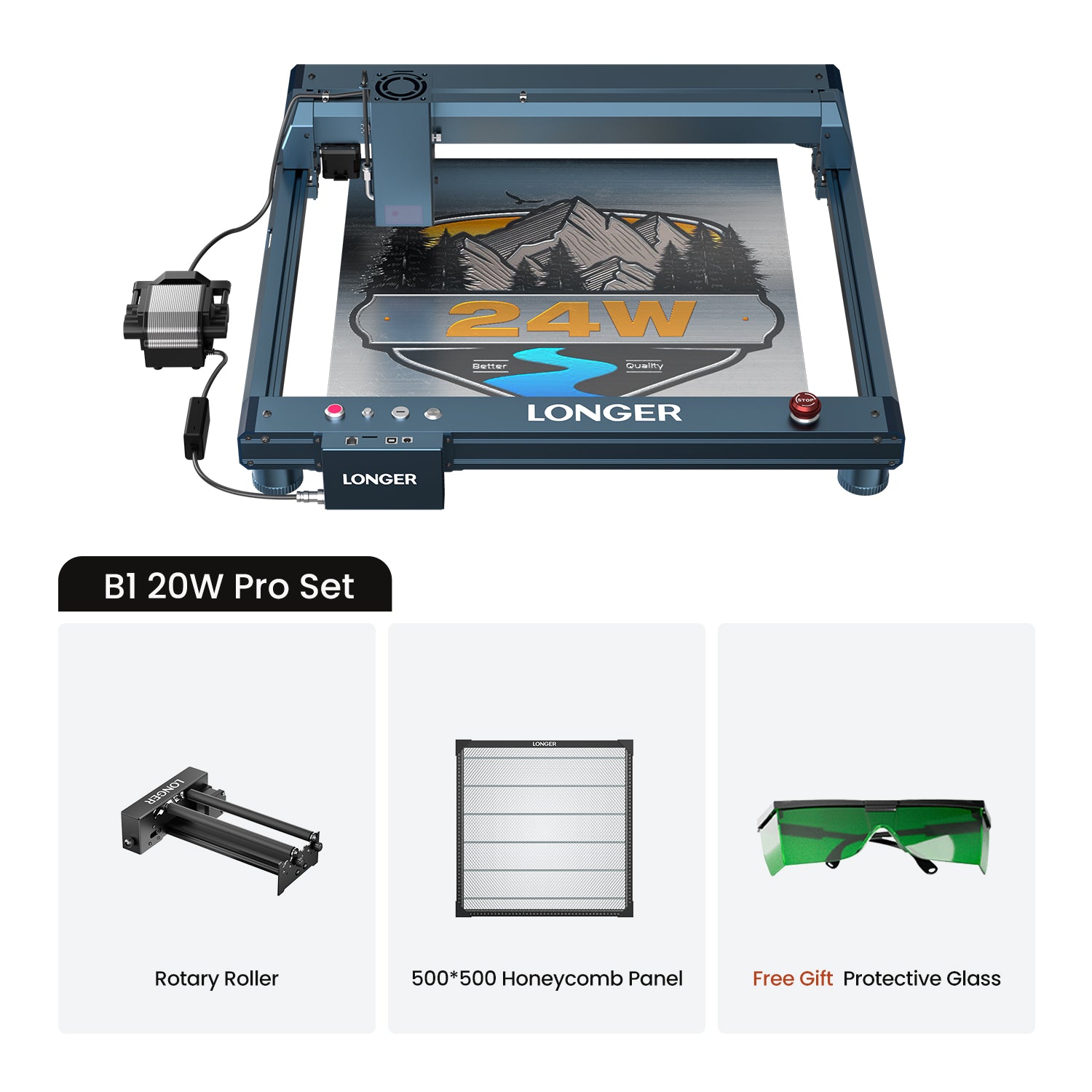 Longer B1 20W Laser Engraving Machine