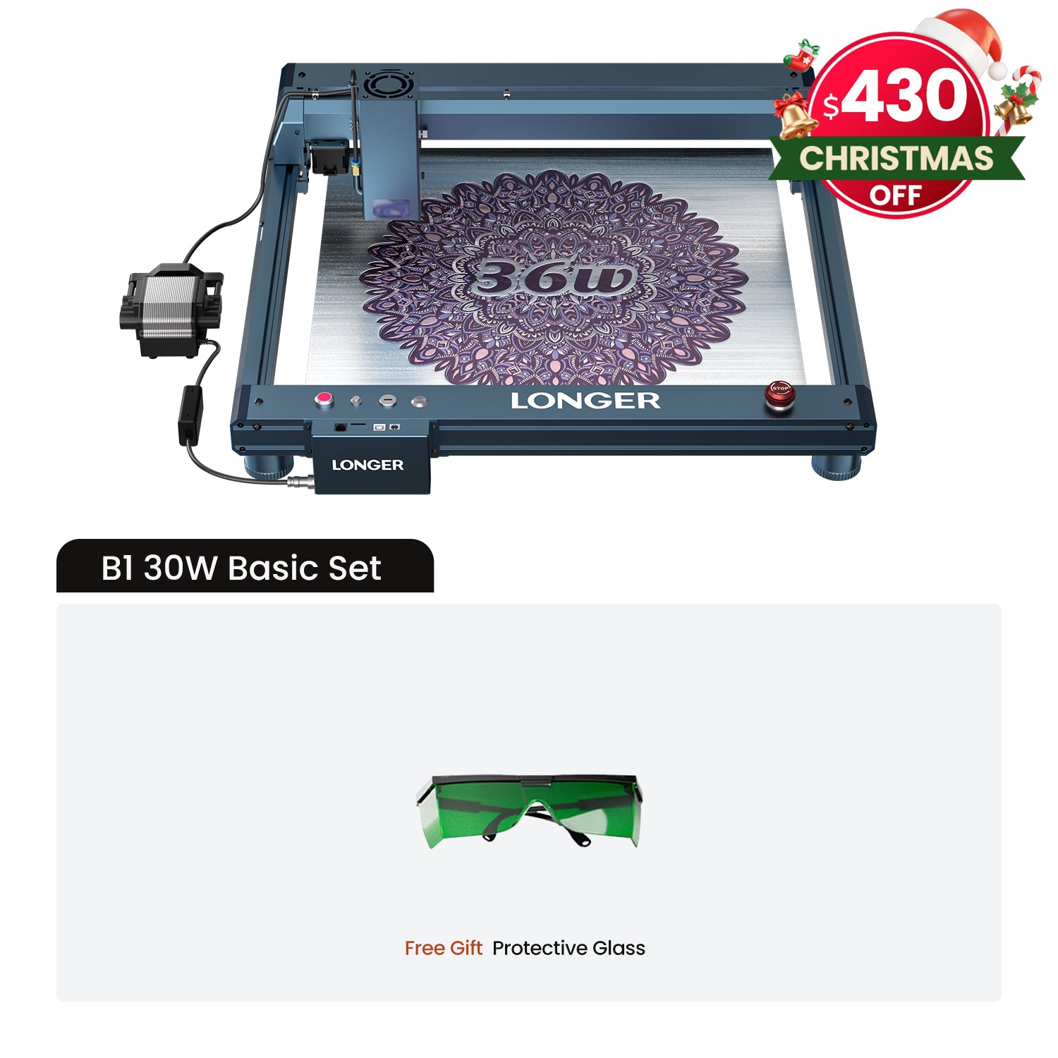 Longer B1 30W/40W Laser Engraving Machine