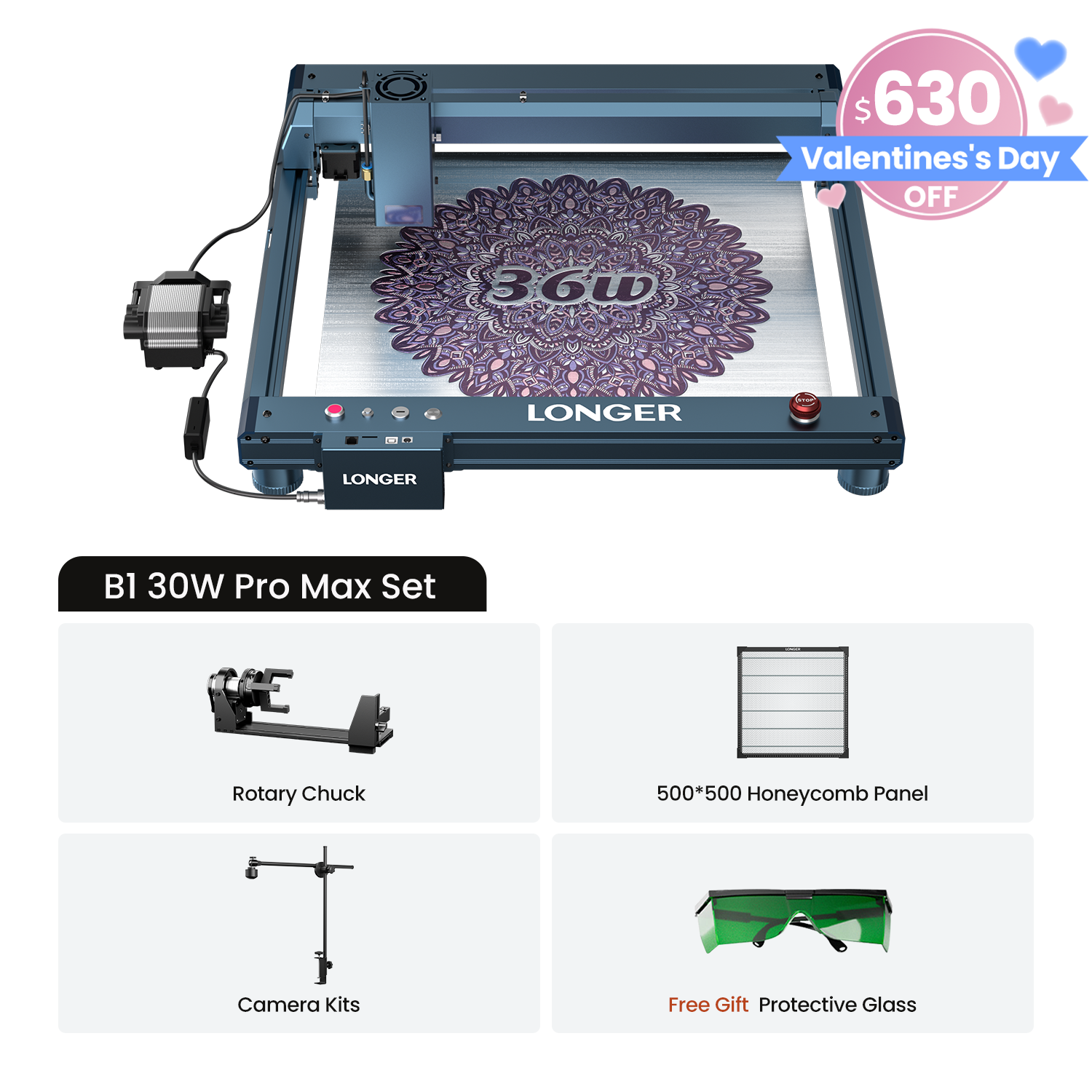 Longer B1 30W Laser Engraving Machine