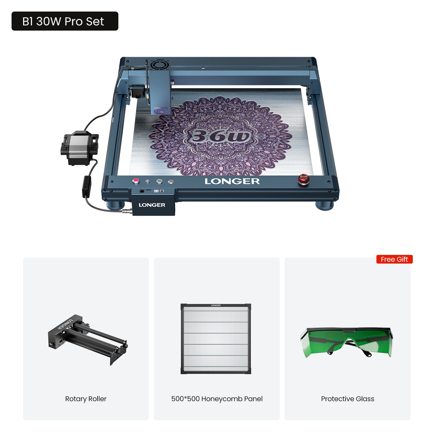 Longer B1 30W/40W Laser Engraving Machine