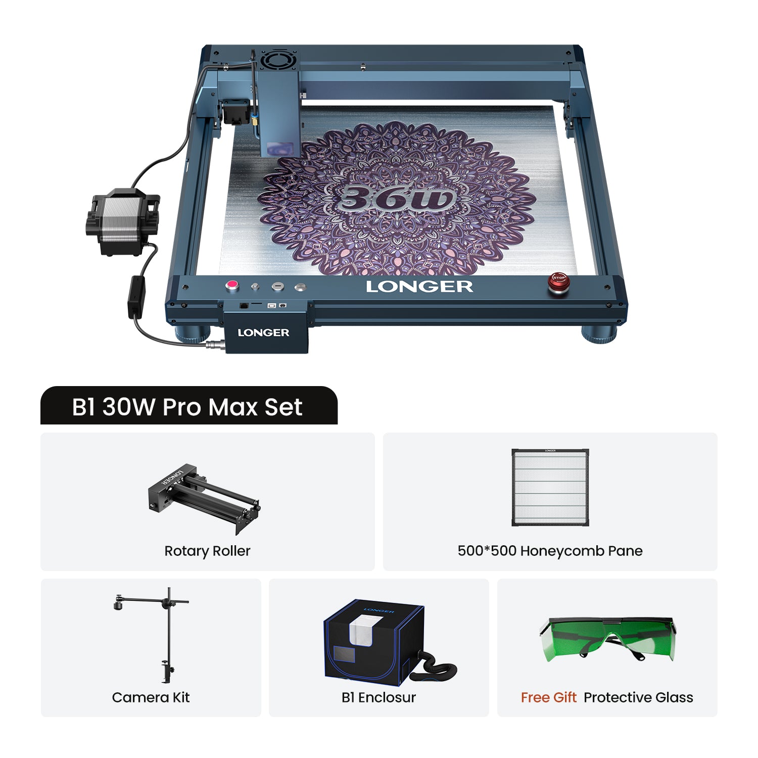 Longer B1 30W/40W Laser Engraving Machine