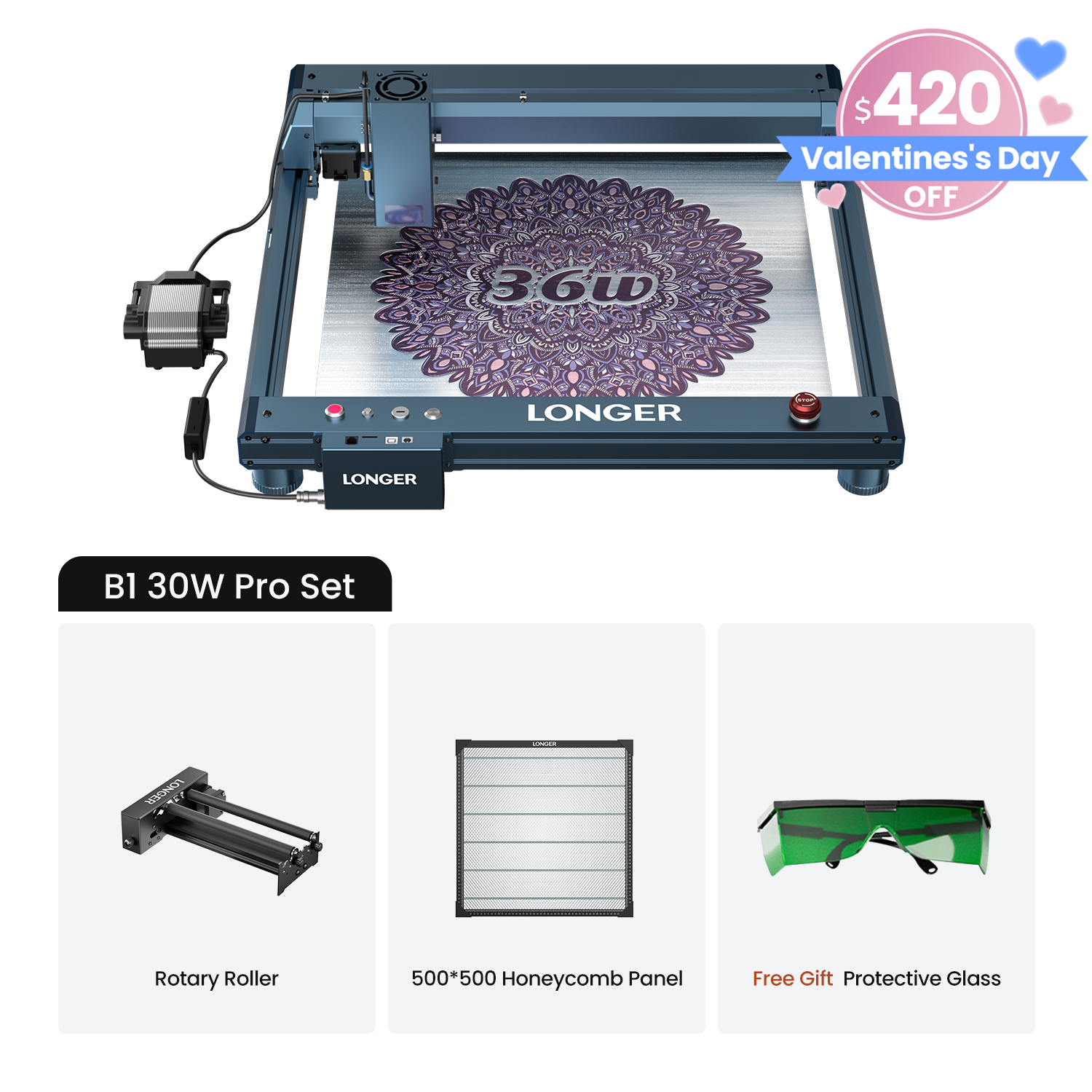 Longer B1 30W Laser Engraving Machine