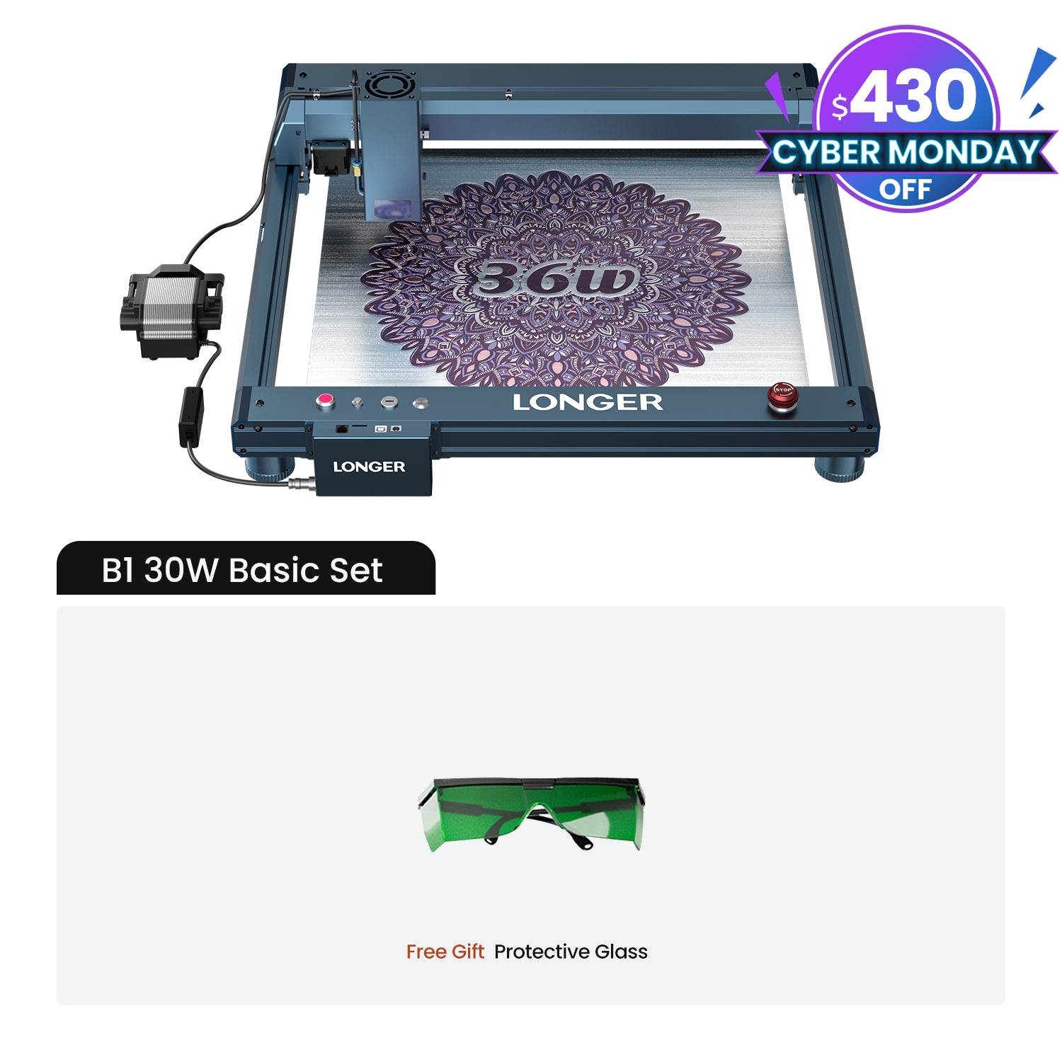 Longer B1 30W/40W Laser Engraving Machine