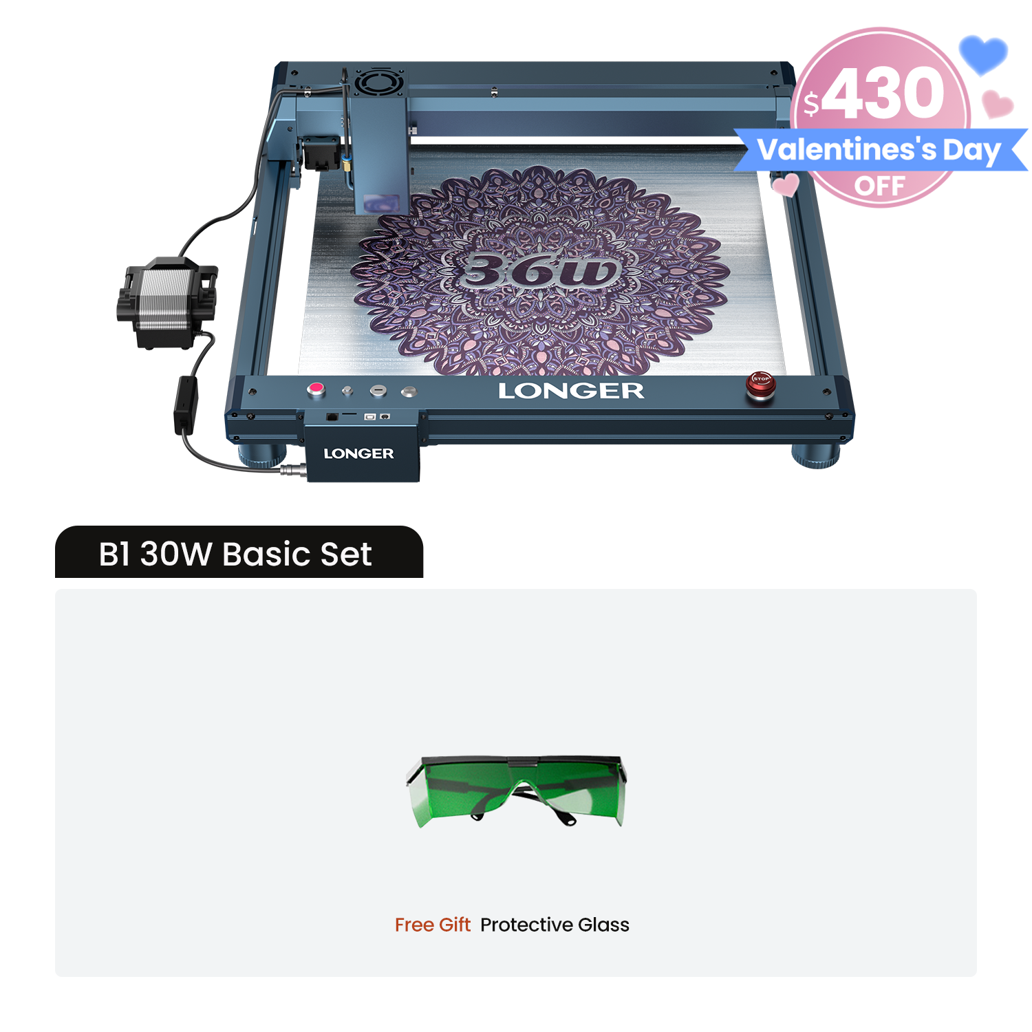 Longer B1 30W Laser Engraving Machine
