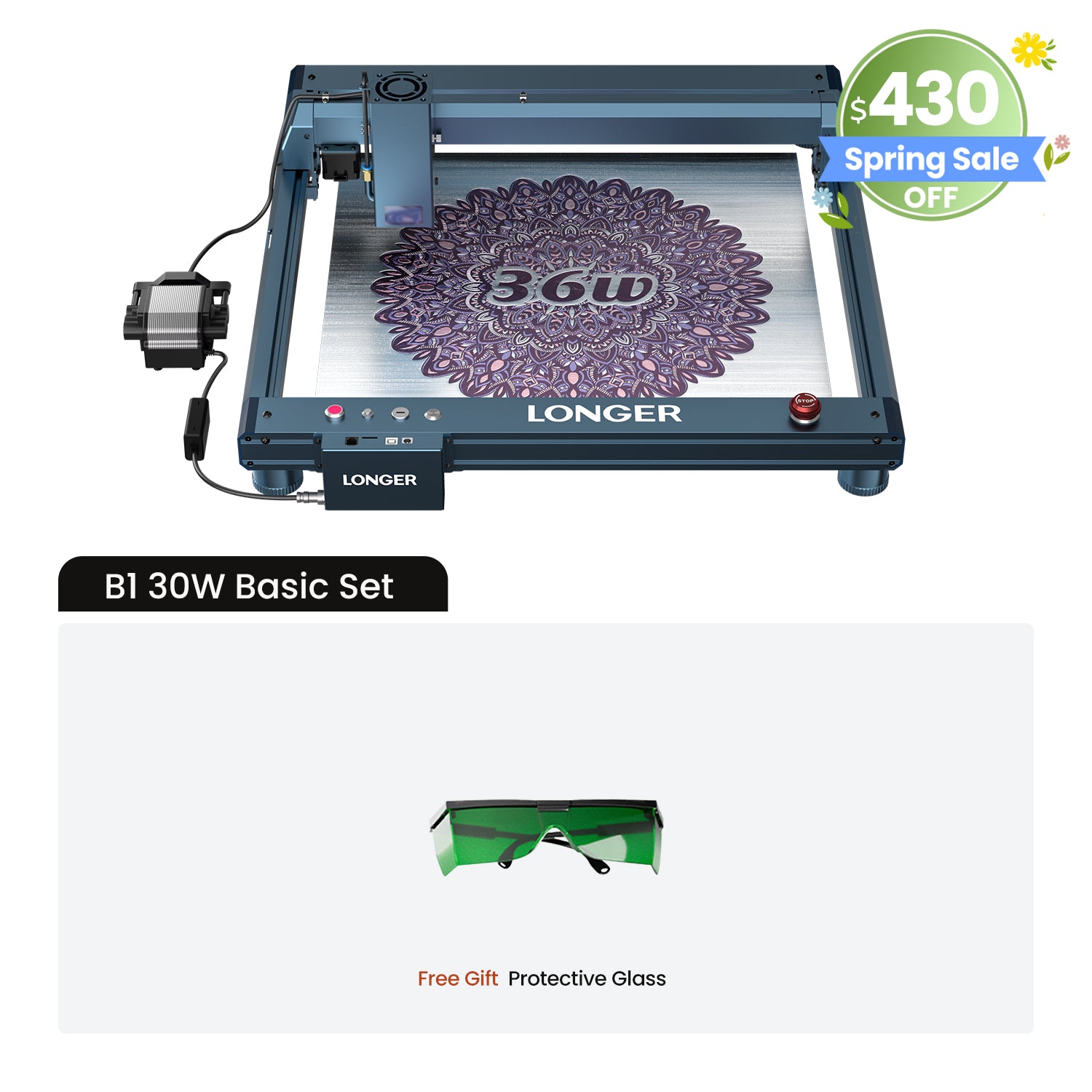 Longer B1 30W/40W Laser Engraving Machine