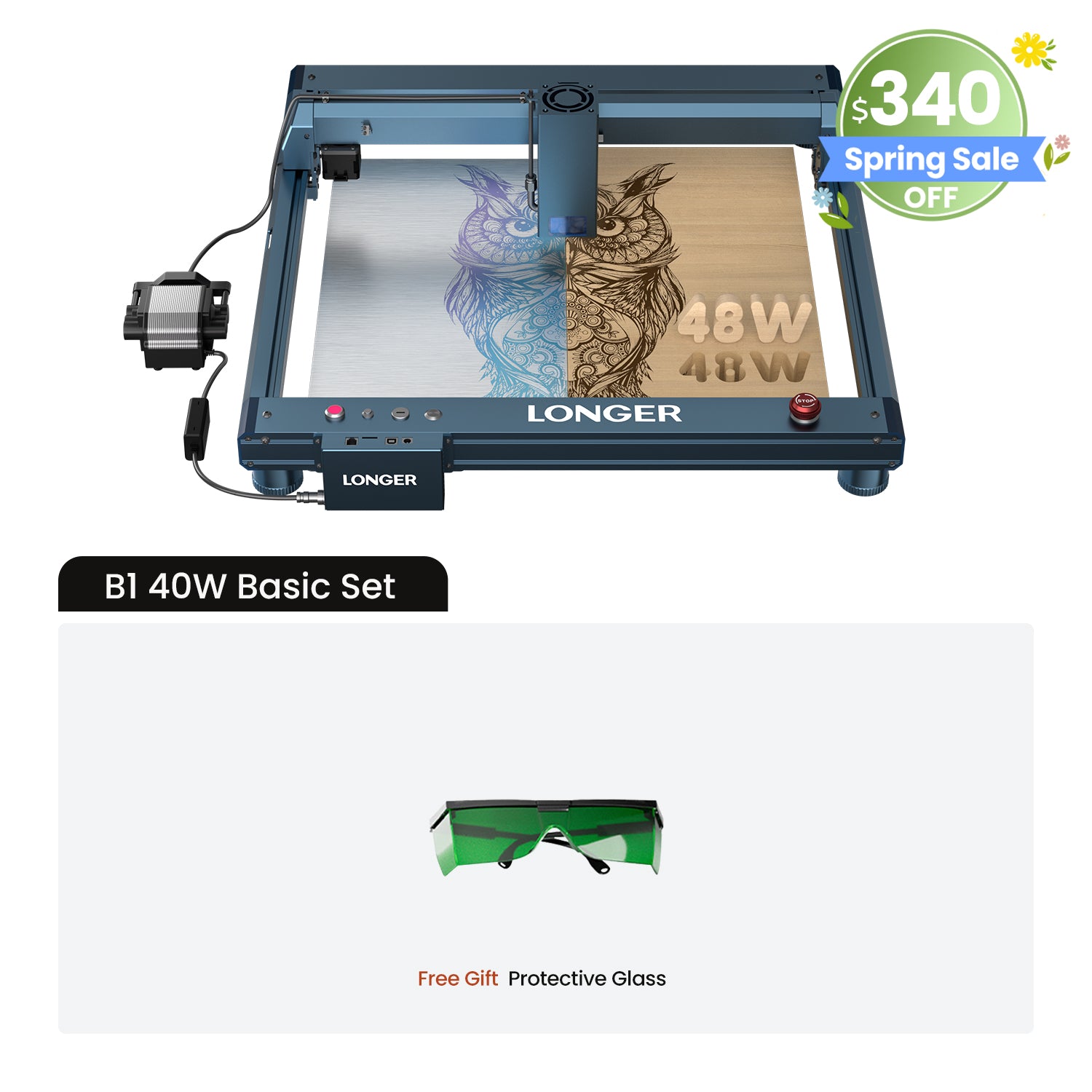 Longer B1 30W/40W Laser Engraving Machine