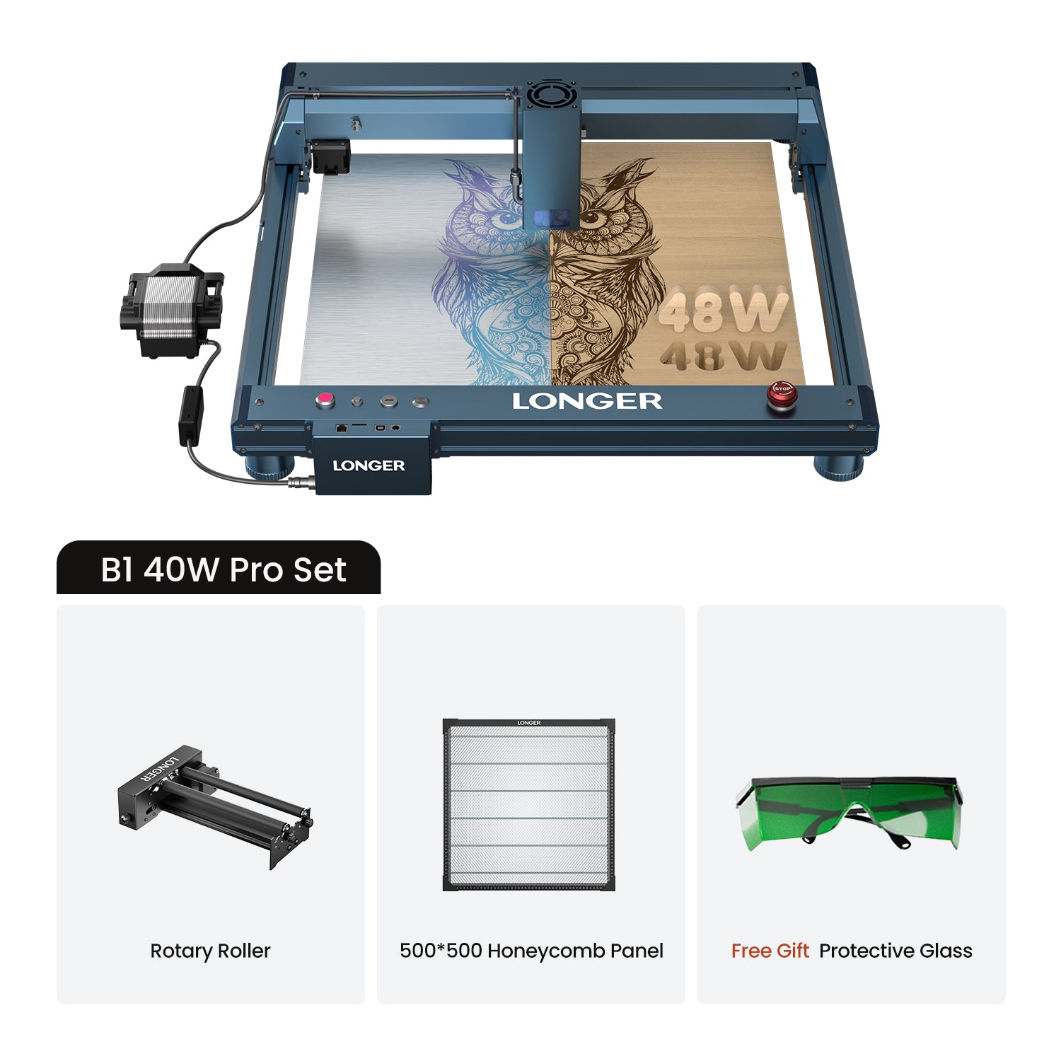 Longer B1 30W/40W Laser Engraving Machine