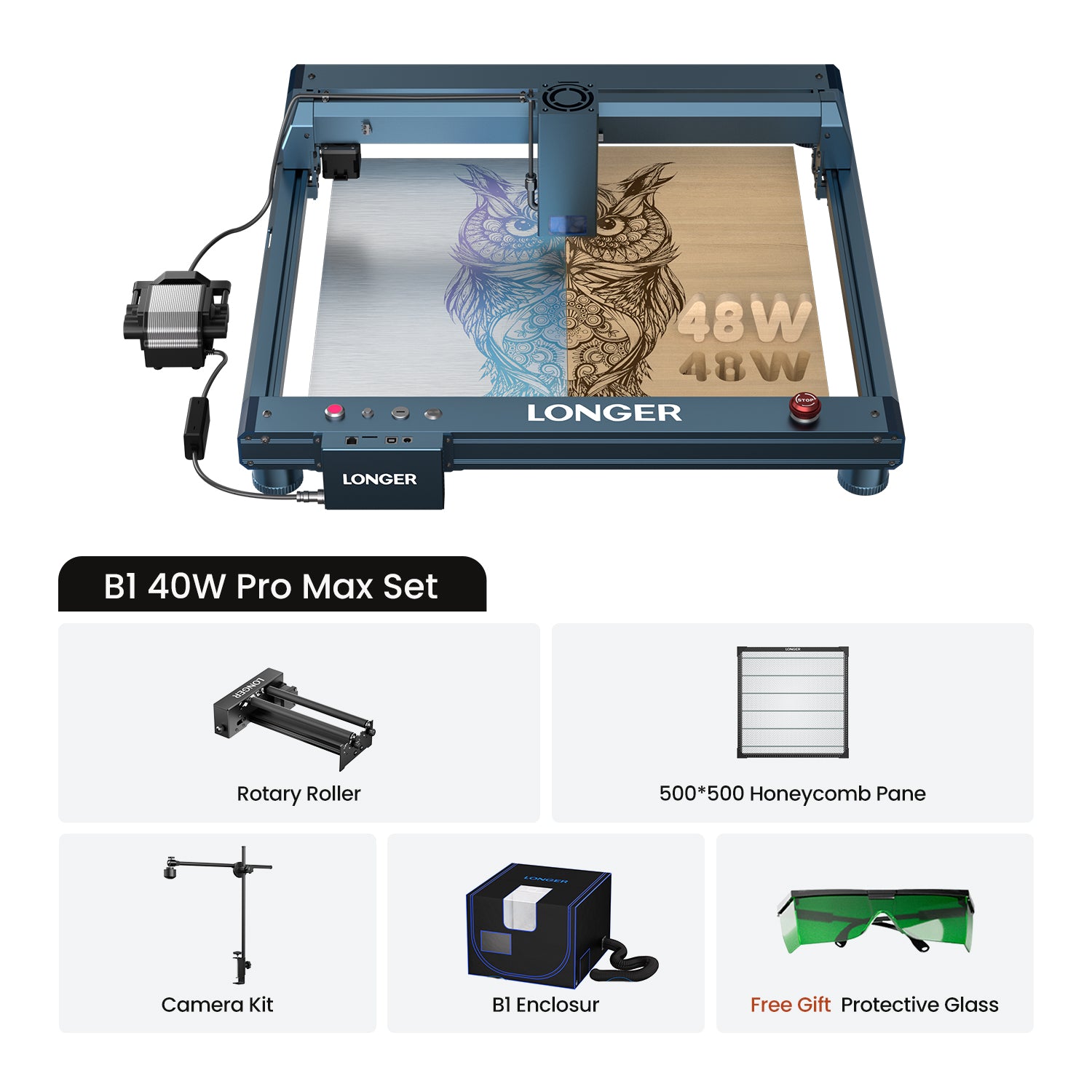 Longer B1 30W/40W Laser Engraving Machine