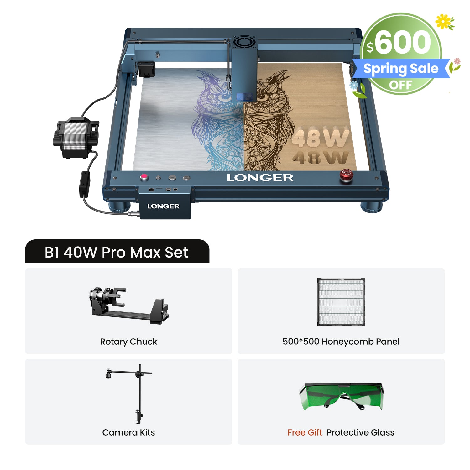 Láser B1 más largo 40W (44-48W Potencia de salida)——VENTA PRE