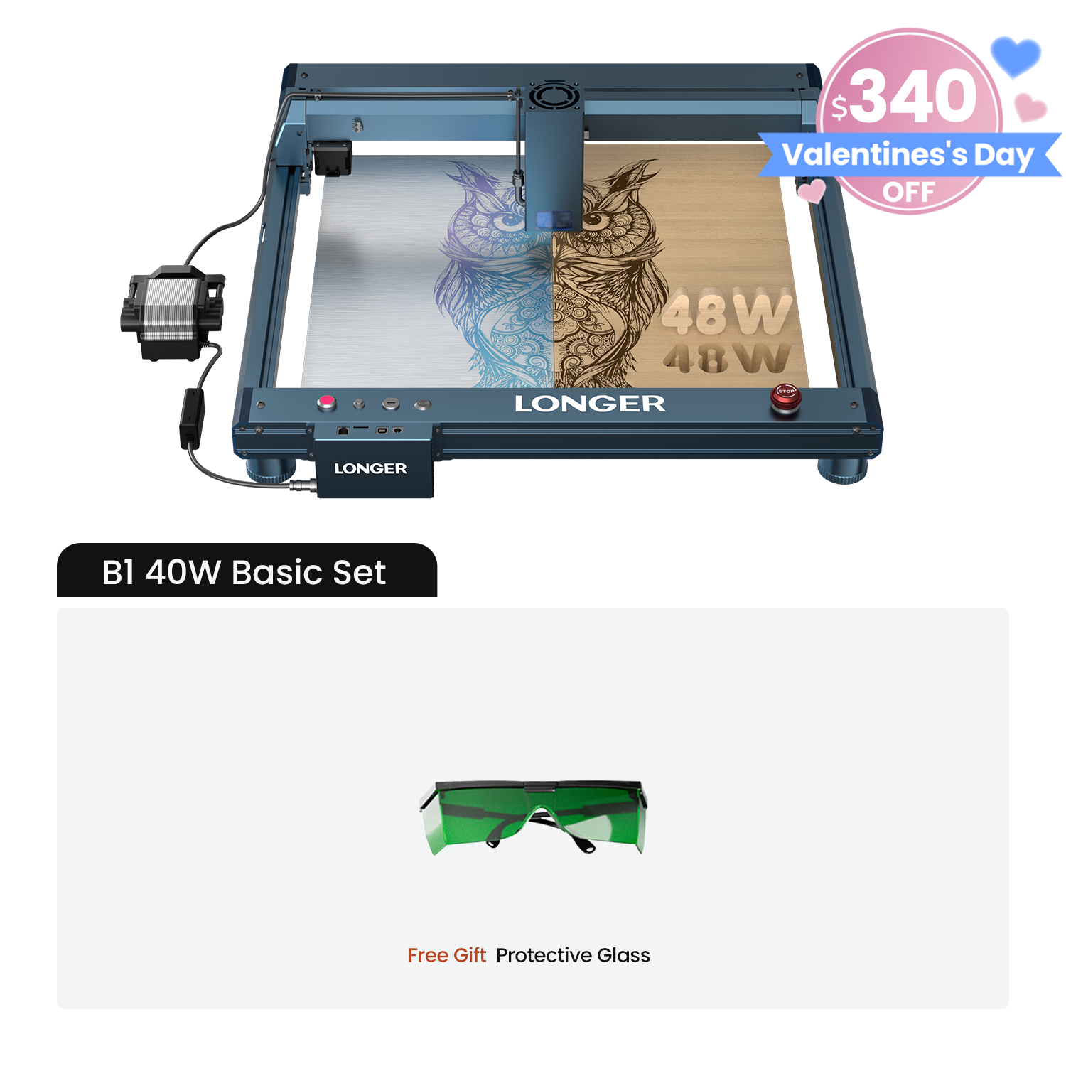 Longer B1 30W/40W Laser Engraving Machine
