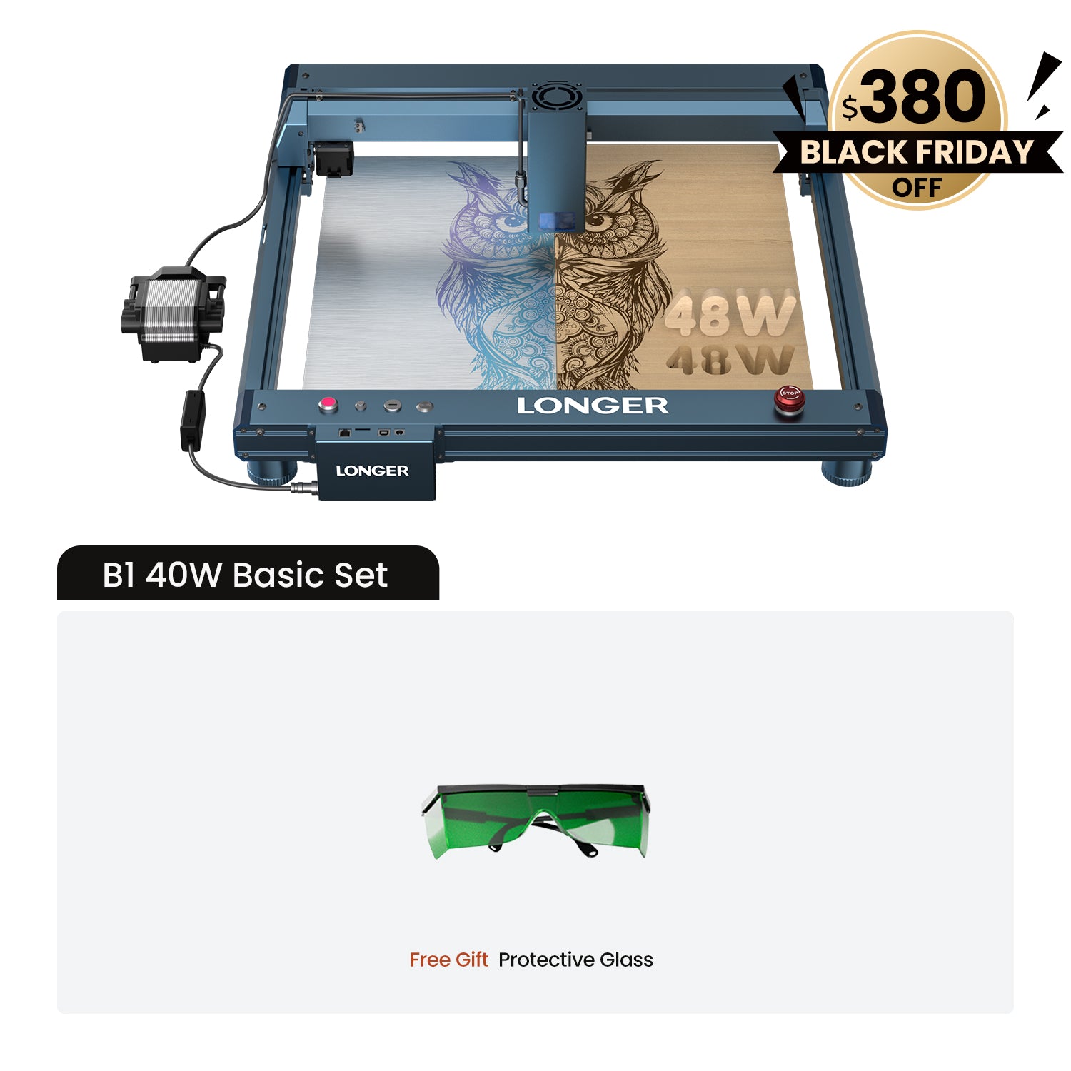 Longer B1 30W/40W Laser Engraving Machine