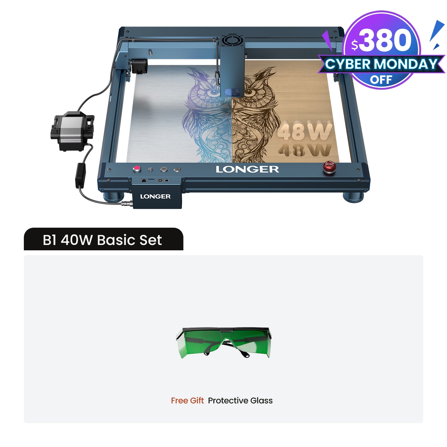 Longer B1 30W/40W Laser Engraving Machine