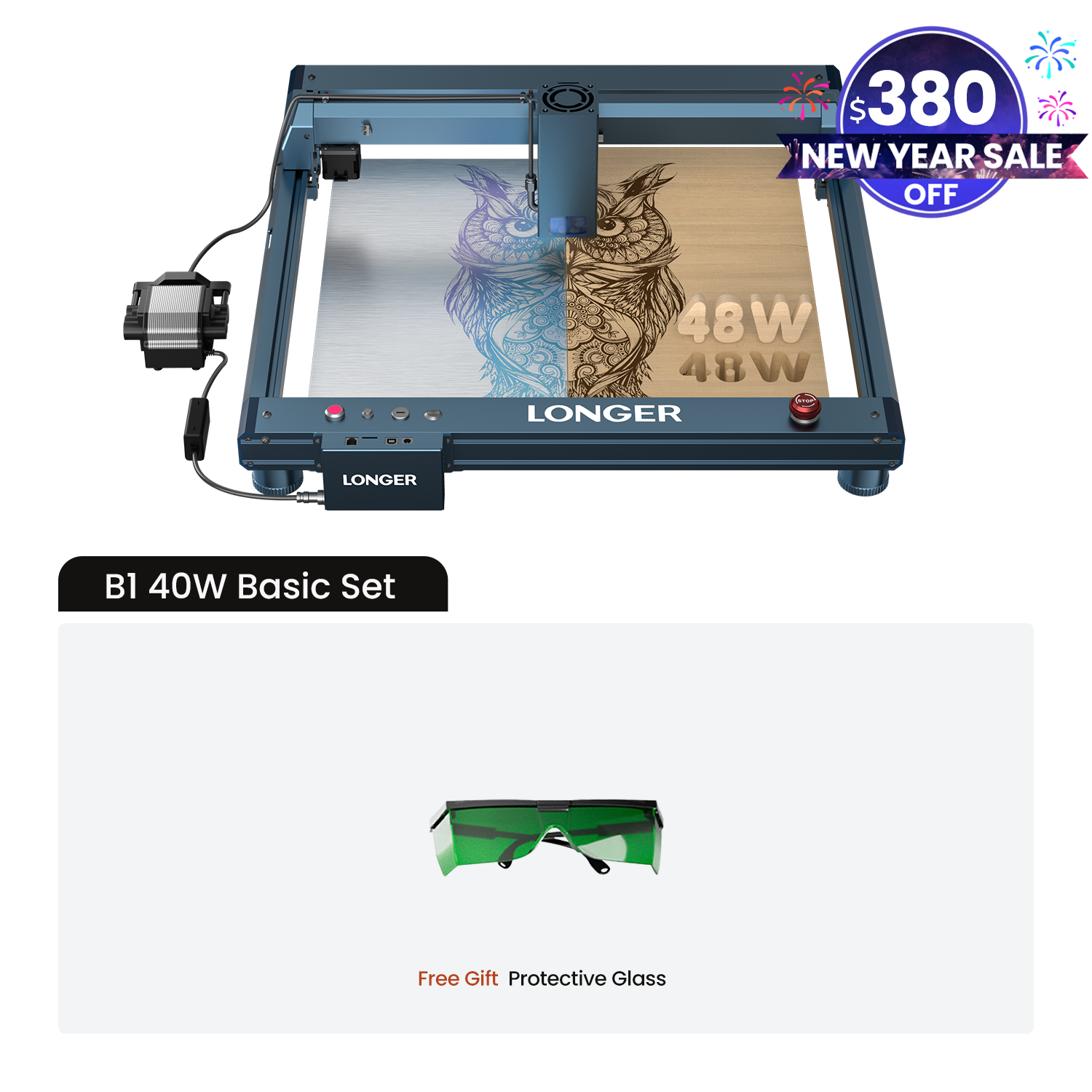 Longer B1 30W/40W Laser Engraving Machine