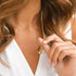 2 Pcs Gold + Silver Couple Envelope Necklace