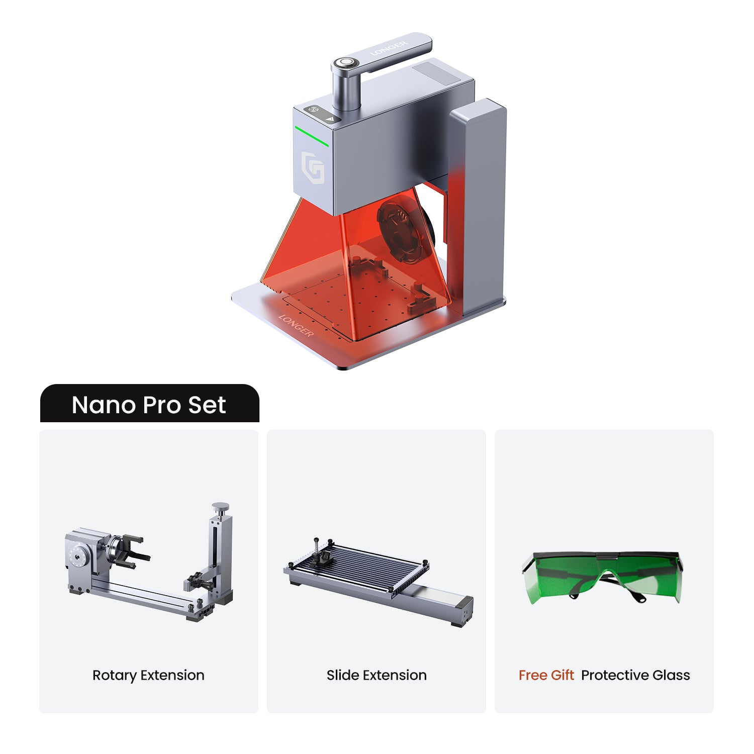 Longer Nano Pro 12W&Nano 6W Portable Laser Engraver