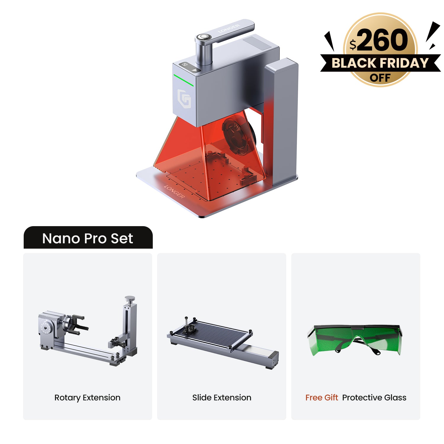 Longer Nano 6W Portable Laser Engraver