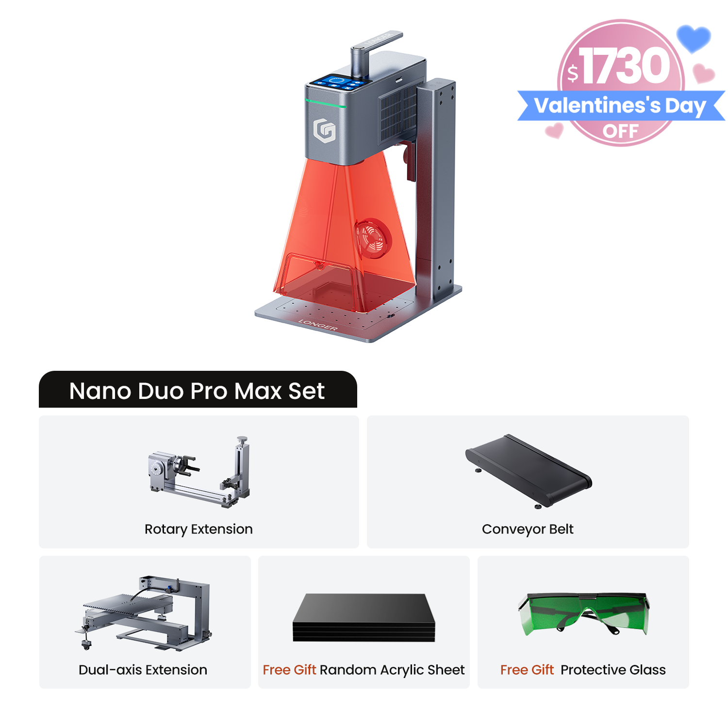 Longer Nano Duo AI Laser Engraver