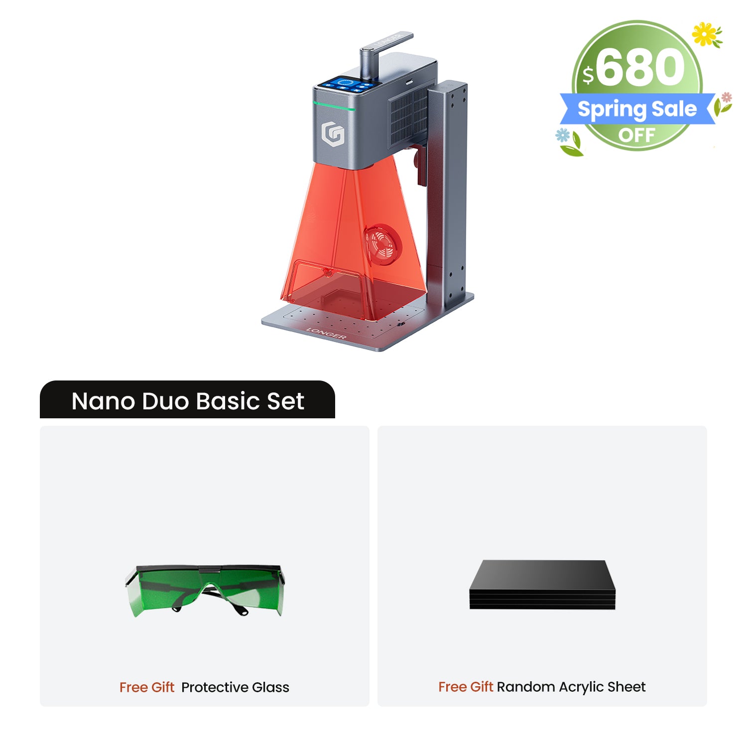 Longer Nano Duo AI Laser Engraver