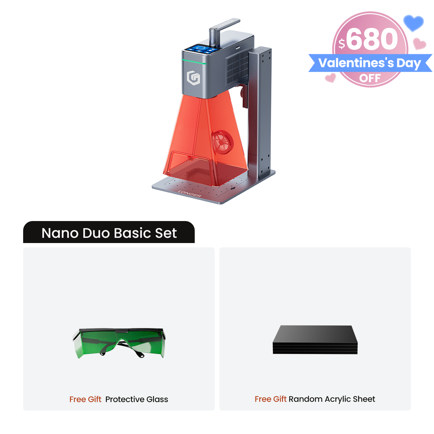 Nano Pro and Nano Duo Laser Engraver