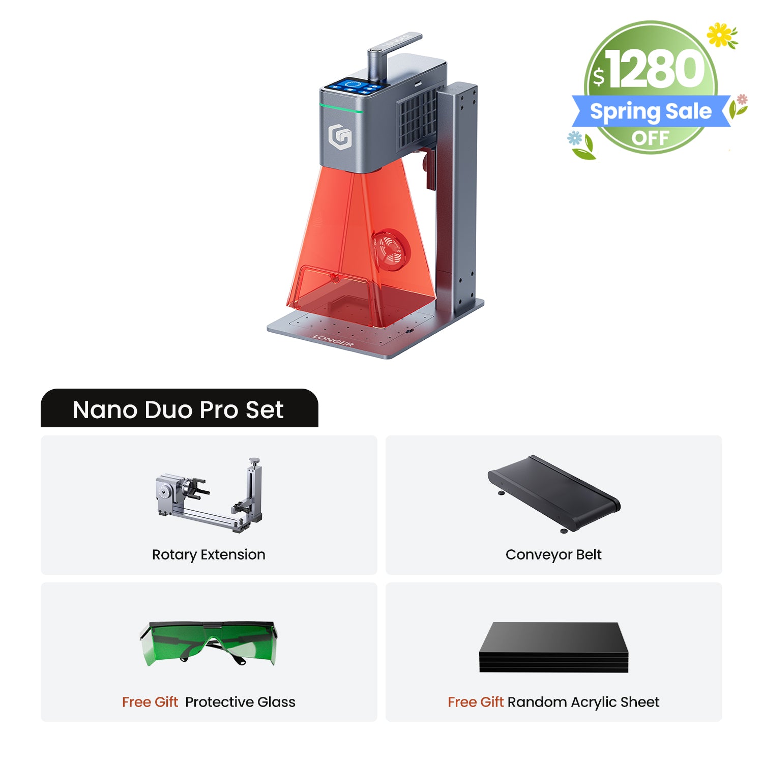 Longer Nano Duo AI Laser Engraver