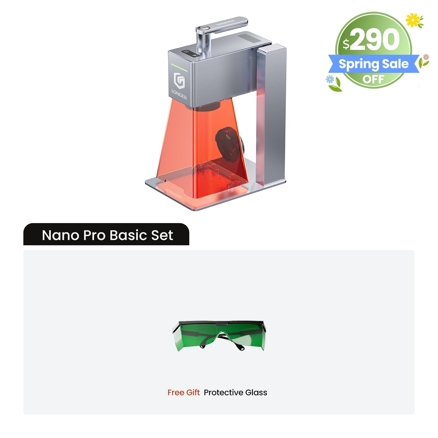 Longer Nano Pro 12W&Nano 6W Portable Laser Engraver